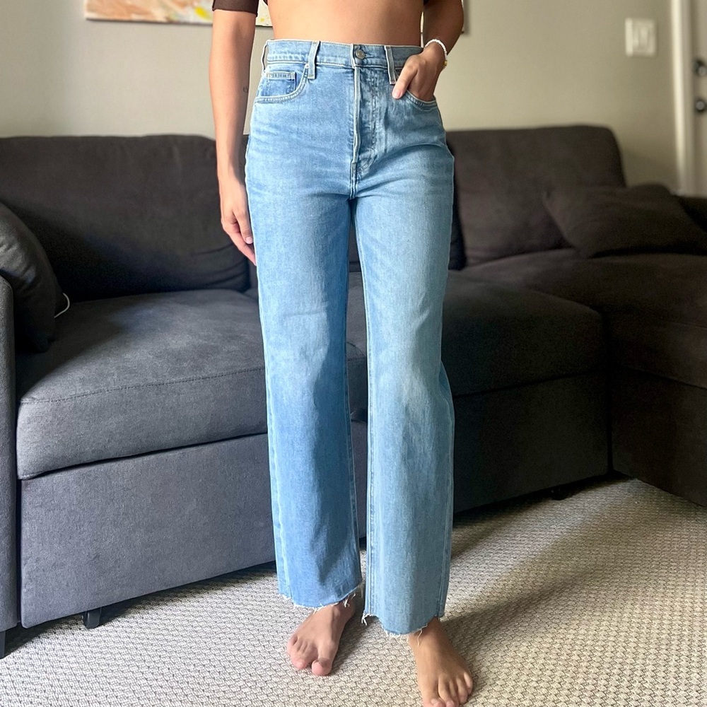 Frank & Eileen Light Blue Straight Leg Jeans